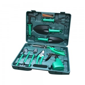 Gardening Tools 10Pcs Garden Tool Kit with Carrying Case Gardening Gifts for Women, Men, Kid Gardener Heavy Garden Tool Set