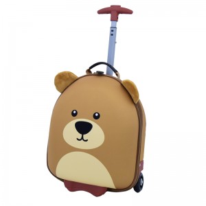 Kid Toddler 15 inch Carry On Animal Trolley Hard shell Luggage
