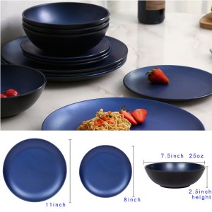 Dinar set 36 prics chinese melamine tableware, eco friendly unbreakable melamine dinner set dinnerwares