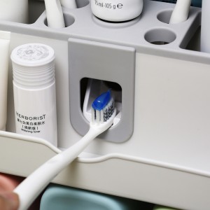 Eco-Friendly Toiletries Toothpaste Squeezer Automatic Plastic, New Arrival Bathroom Accessories Automatic Toothpaste Squeezer