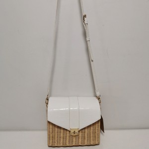 Hot multi-function fashion foldable compact Wicker Bags soft touching Fashion Lady Rattan wicker bags