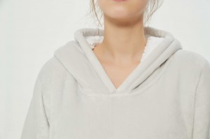 Unisex Giant Big Pocket Sherpa Solid Plush Flannel Fleece Oversized Sweatshirt Blanket Hoodie Hooded Blanket for Adult Winter