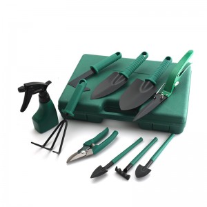 Gardening Tools 10Pcs Garden Tool Kit with Carrying Case Gardening Gifts for Women, Men, Kid Gardener Heavy Garden Tool Set