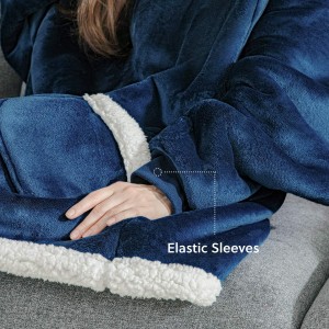 Top quality Wearable Hoodies Blanket, Oversized blanket hoodie sherpa For Adults Kids Teen