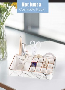 Moko Small Makeup Organizer, Premium Quality Cosmetic Storage for Lipsticks, Brushes