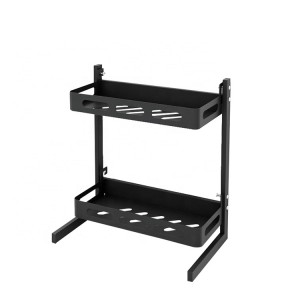 Foldable Aviation Aluminum Super Lightweight 2-3 Tier Kitchen Spice Rack Storage Organizer