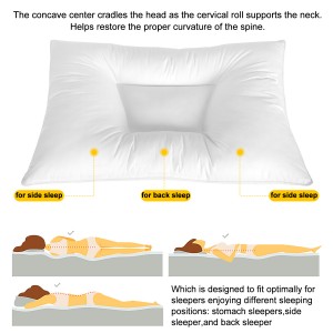 Pillow Company Cervical Orthopedic Neck Support Pillow – White Firm
