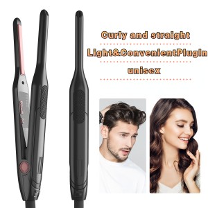Private Label Profissional Cabello Tools Planch De Cabell Fringe Hair Shapers Thin Flat Iron Hair Straightener
