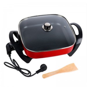 High quality new design electronic cooking pots cookware set multifunctional household cooking square hot pot