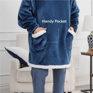 Top quality Wearable Hoodies Blanket, Oversized blanket hoodie sherpa For Adults Kids Teen