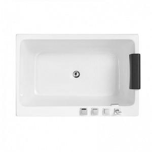 japanese small size freestanding solid surface resin bathroom bathtub for adults