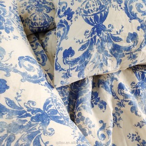 Best Sale Luxury New Design Modern Famous Brand Printed 100% Cotton Home Bed Comforter bed sheet bedding set