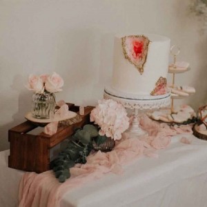 Fabric Cheesecloth Pink Cotton Decor Wedding Table Runners
