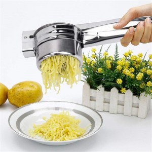 Hot Sale New Product Kitchen Tool Heavy Duty Stainless Steel Potato Ricer Masher Fruit Juice Baby Food Squash Yams Presser