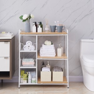Kitchen Storage 2021 Hot Sales Kitchen Cabinet Shelf Cupboard Organizer Rack Wooden Storage Kitchen Rack storage