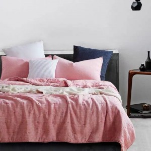 Cotton Linen Quilt Comforter duvet cover bed sheets Luxury Fabric Sets Bedding set