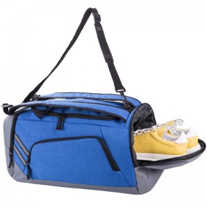 Large Capacity Travel Bag Waterproof Sport Gym Travel Duffel Bag With Shoe Compartment
