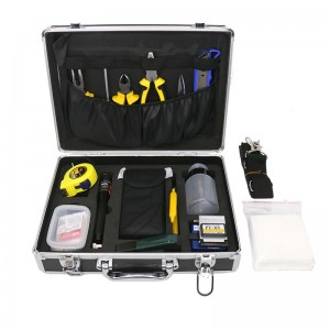 Fiber Optic Cable Jointing Tool Kit With Optical Fiber Cable Stripper Fiber cleaver tool set