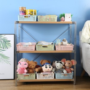 Multi functional Daily Necessities Plastic Storage Baskets Bins Organizer for Bathroom Office Home