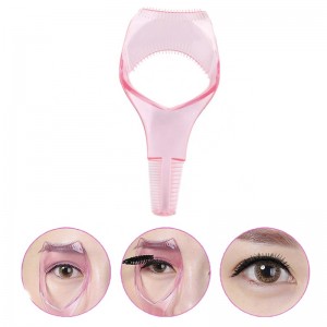 3 In 1 Plastic Eyelash Mascara Guard Applicator Wholesale Eyelashes Makeup Mascara Guard Applicator Guide Helper Tool