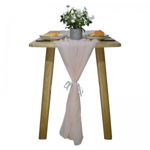 Ivory Chiffon Table Runner for Wedding Rustic Boho Wedding Party Bridal Shower Decorations Birthday Party