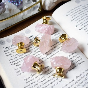 crystal stone faceted furniture handle