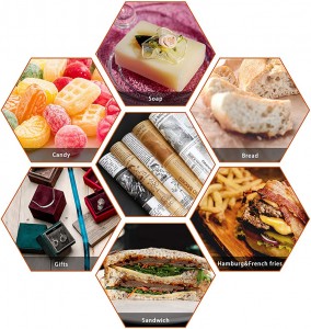 Wholesale Custom Food Grade greaseproof wax PE coated sandwich Burger Bread Packaging Wrapping Paper With Logo Print
