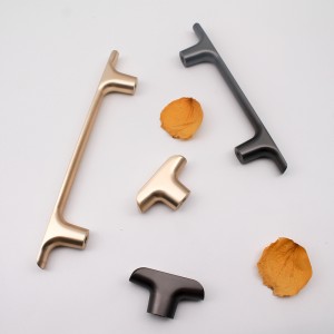 Cheap C Shape Zinc Cabinet Zinc Coffee Hardware Brushed Brass Cabinet Pulls