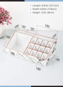 Moko Small Makeup Organizer, Premium Quality Cosmetic Storage for Lipsticks, Brushes