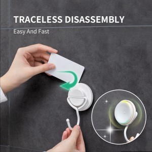 Bathroom 5KG Magic Strong Bearing Wall Mount Hook Clothes Suction Cup Hooks Towel Hanger Wall hooks
