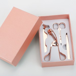 RTS wholesale Multi-function Eyelash Clip Aid Suit Stainless Steel Makeup Tool Eyelash Forceps Eyelash Curling