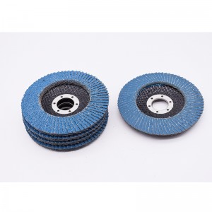 zirconia abrasive tools 5 inch 40 grit flap disk for metal polishing