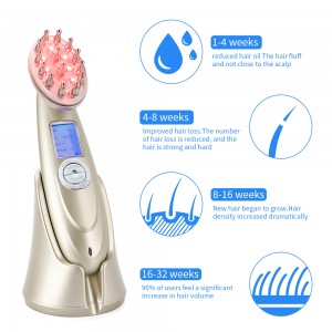 hair care tool for salon hair growth comb laser hair comb massager comb
