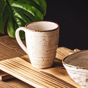 Handmade nordic tableware irregular ceramic plates sets crockery dinnerware sets porcelain dinner set