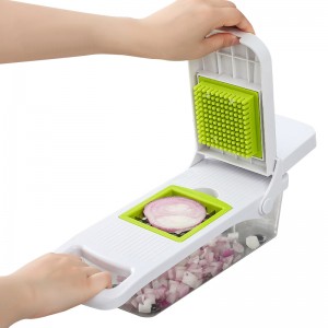 Kitchen Tool 9 In 1 Multifunctional Manual Vegetable Chopper Potatoes Peeler Julienne Cutter Slicer Onion Dicer Vegetable Cutter