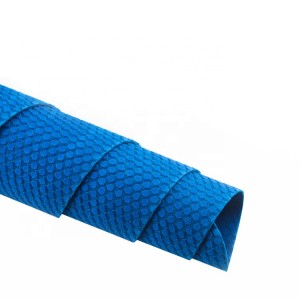 High Quality Foldable Natural Rubber Yoga Mat Eco Friendly Anti Bacterial Lightweight Traveling Portable Fitness Mat