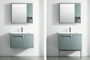 Lacquer Bathroom Equipment Drawer Storage Luxury Solid Wood And Carrara Marble Top White Lacquer Bathroom Vanities