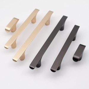 Cheap C Shape Zinc Cabinet Zinc Coffee Hardware Brushed Brass Cabinet Pulls