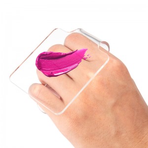 2022 Mini Lash Eyeshadown Makeup Paint Clear Acrylic Palette With Holder