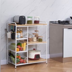 Kitchen Storage 2021 Hot Sales Kitchen Cabinet Shelf Cupboard Organizer Rack Wooden Storage Kitchen Rack storage
