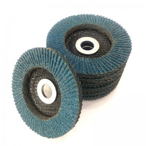 zirconia abrasive tools 5 inch 40 grit flap disk for metal polishing
