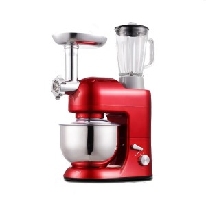 5-in-1multifunctional kitchen appliances kitchen’s aid stand mixer with blender and meat grinder 1800W 5L stainless steel bowl