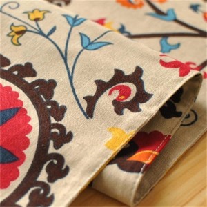 Hot selling modern european-style garden bohemian satin table runner