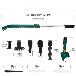 EAST Garden Tools Manufacturer 10.8V Cordless Multi Hardware Tool Set Cutter