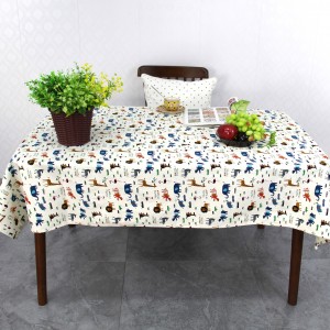Wholesale Customized design Embroidery Linen table cloth