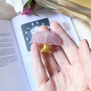 crystal stone faceted furniture handle