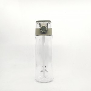 custom plastic water bottle BPA free ,Custom Adults sport Plastic water bottle with straw