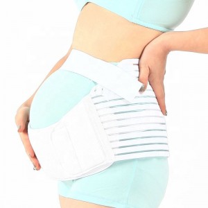 Amazon hot selling white maternity belt  maternity support belt for back pain