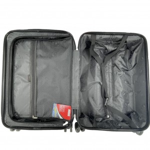 business TSA lock Universal wheel Luggage Hardside suitcase with front pocket