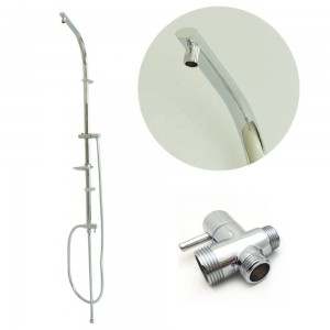 bathroom equipment rod shower shower head rain 8 in bath & shower faucets